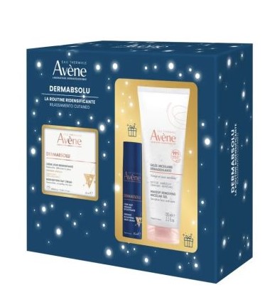 Avene Cofanetto Natale Dermabsolu - Crema Giorno Ridensificante 50 millilitri + Crema Notte intensiva Rimodellante 10 millilitri + Gel Micellare Struccante 100 millilitri
